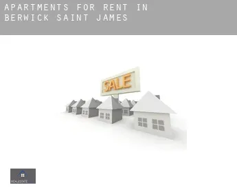 Apartments for rent in Berwick Saint James