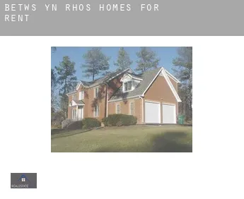 Betws-yn-Rhôs  homes for rent
