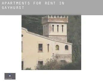 Apartments for rent in  Gayhurst
