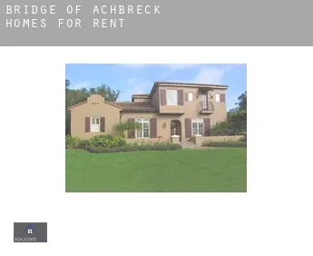 Bridge of Achbreck homes for rent