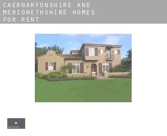 Caernarfonshire and Merionethshire  homes for rent